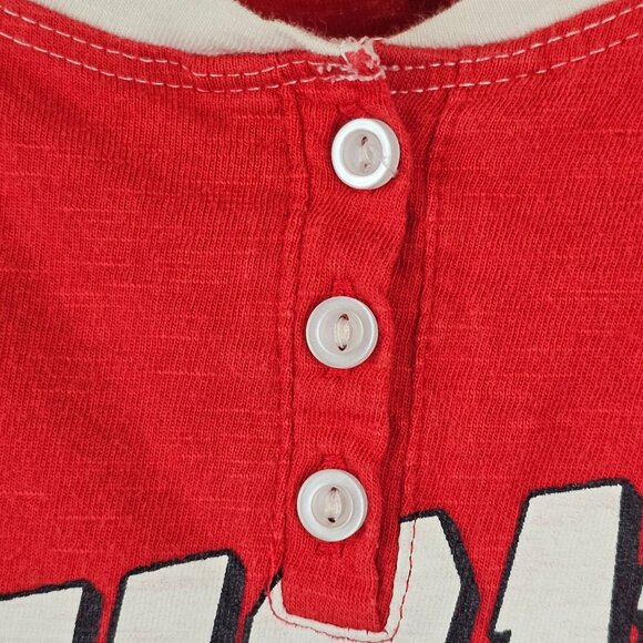 Ladies Washington Nationals Baseball MLB Sporty Athleisure T-Shirt 5 & Ocean LG - Picture 9 of 16